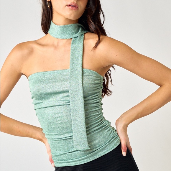 Jade tube top with scuff - Picture 5 of 7